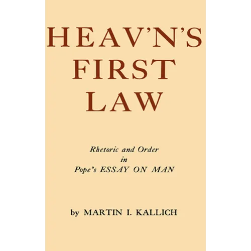 Heav'n's First Law - Hardcover