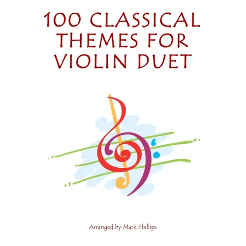 100 Classical Themes for Violin Duet - Paperback