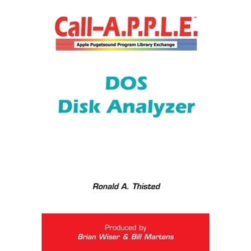 DOS Disk Analyzer - Paperback