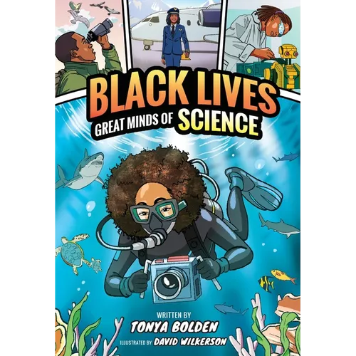 Great Minds of Science (Black Lives #1): A Nonfiction Graphic Novel - Paperback