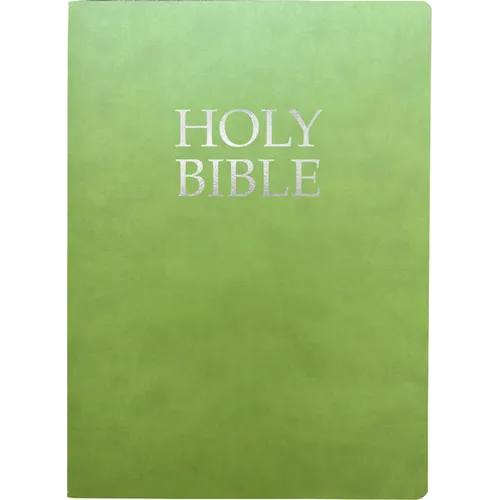 Kjver Holy Bible, Large Print, Olive Ultrasoft: (King James Version Easy Read, Red Letter, Green) - Imitation Leather