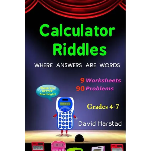90 Calculator Riddles: Where Answers Are Words - Paperback