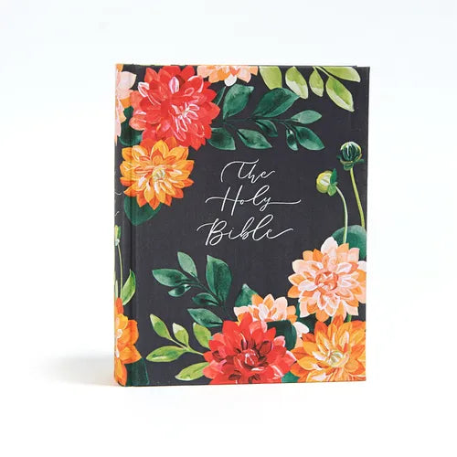 CSB Notetaking Bible, Hosanna Revival Edition, Dahlias - Hardcover
