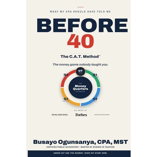 What My CPA Should Have Told Me Before 40: The C.A.T. Method for Cash Flow, Assets, and Tax Planning in Every Quarter of Life - Paperback