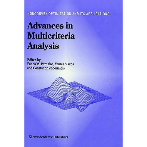 Advances in Multicriteria Analysis - Hardcover
