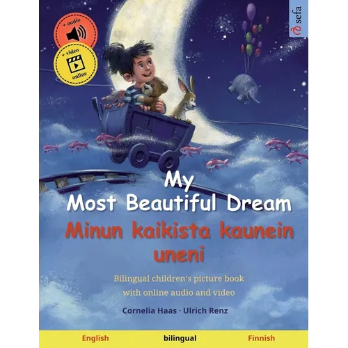 My Most Beautiful Dream - Minun kaikista kaunein uneni (English - Finnish): Bilingual children's book, age 2-3 and up, with audio and video - Paperback