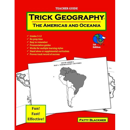 Trick Geography: The Americas and Oceania--Teacher Guide: Making things what they're not so you remember what they are! - Paperback