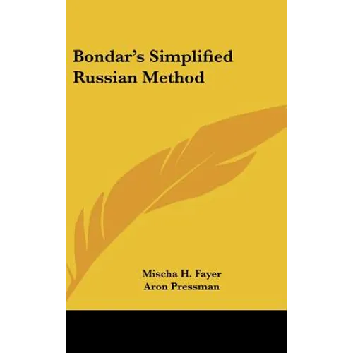 Bondar's Simplified Russian Method - Hardcover