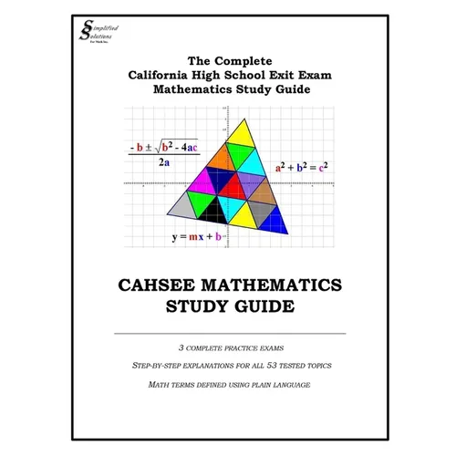 Cahsee Mathematics Study Guide - Paperback
