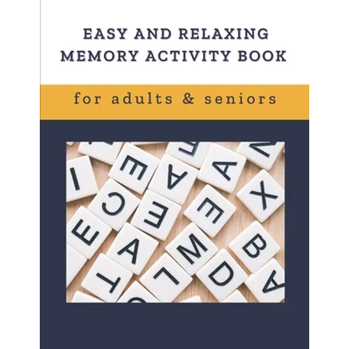 Easy and Relaxing memory activity book for adults & seniors: Extra large print word search puzzle book for grandma grandpa seniors and adults, Fun Gam - Paperback