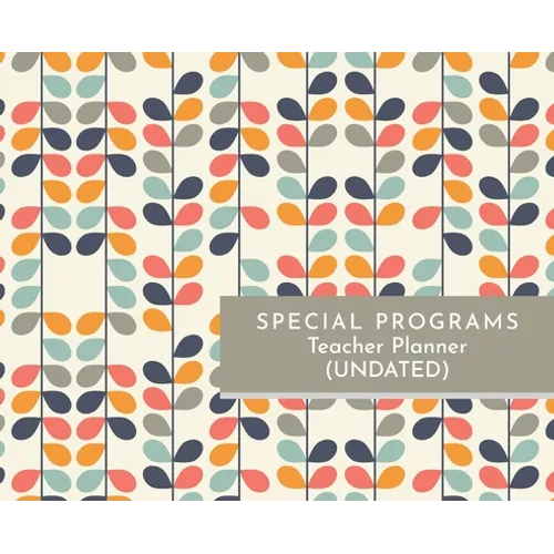 Special Programs Teacher Planner - Hardcover