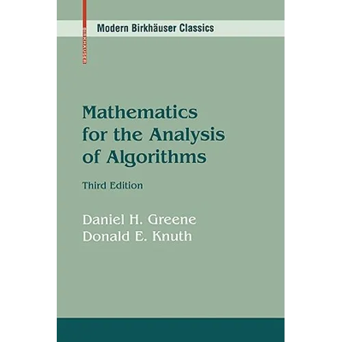 Mathematics for the Analysis of Algorithms - Paperback