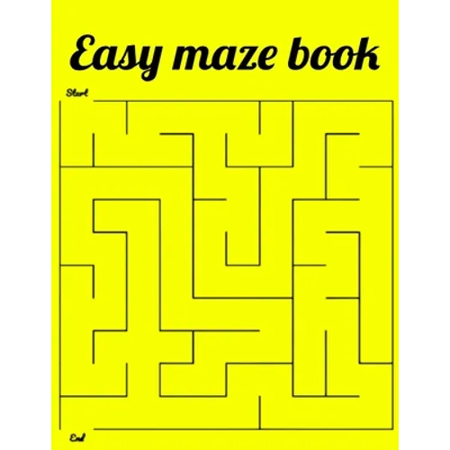 Easy maze book - Paperback