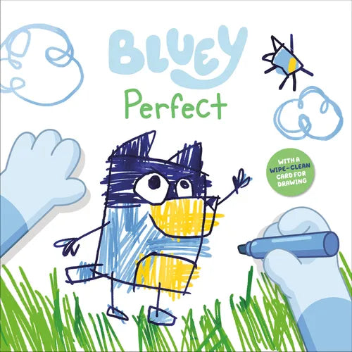 Bluey: Perfect: With a Wipe-Clean Card for Drawing - Hardcover