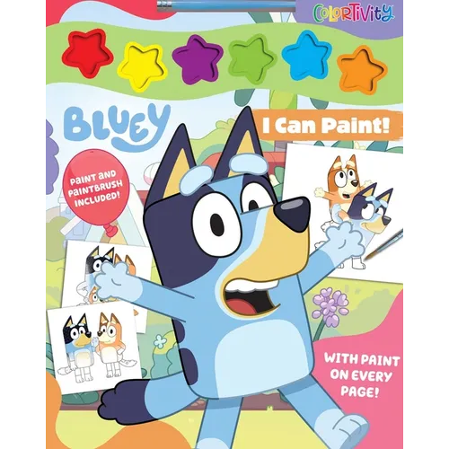 Bluey Colortivity: I Can Paint! - Paperback