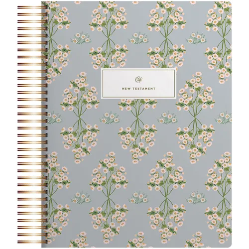 ESV Spiral-Bound Journaling Bible, New Testament (Hardcover, Cover Artwork by Lulie Wallace) - Hardcover