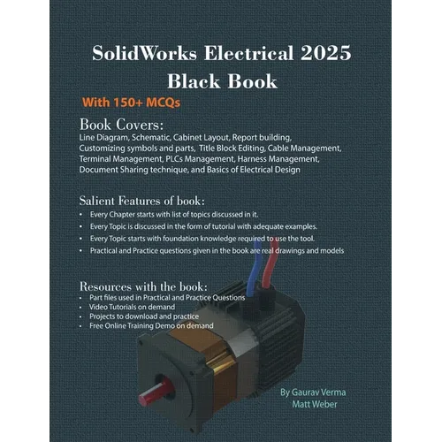 SolidWorks Electrical 2025 Black Book - Paperback