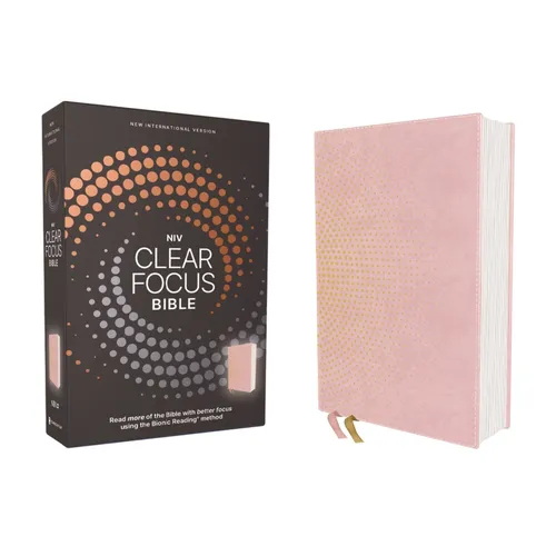 Niv, Clear Focus Bible, Leathersoft, Pink: Read More of the Bible with Better Focus