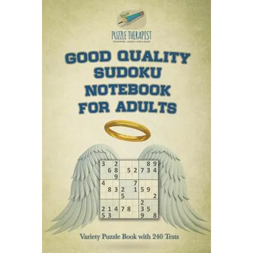 Good Quality Sudoku Notebook for Adults Variety Puzzle Book with 240 Tests - Paperback