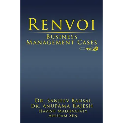 Renvoi Business Management Cases - Paperback