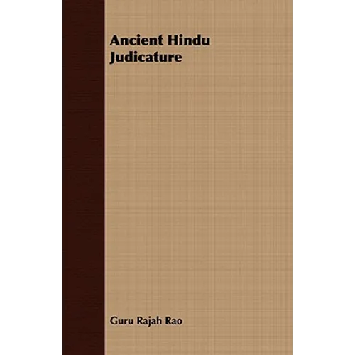 Ancient Hindu Judicature - Paperback