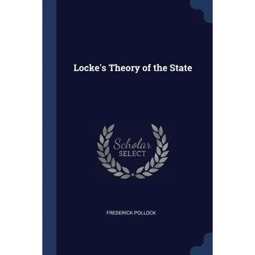 Locke's Theory of the State - Paperback