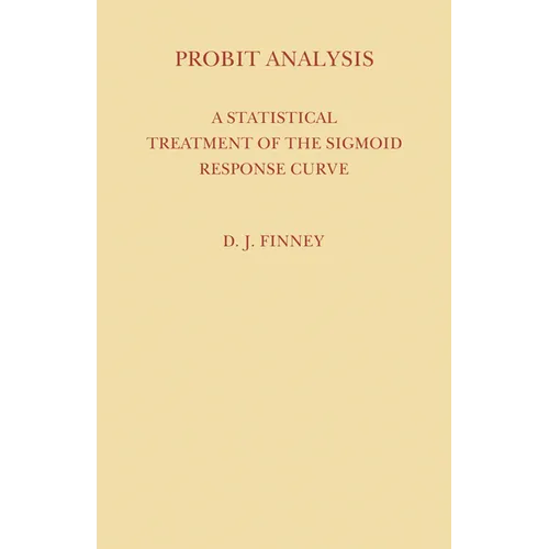 Probit Analysis - Paperback