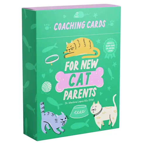 Coaching Cards for New Cat Parents: Advice and Inspiration from an Animal Expert - Paperback