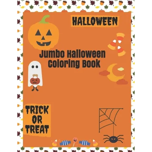 Jumbo Halloween Coloring Book - Paperback