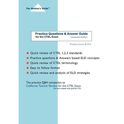 Practice Questions & Answer Guide: for the CTEL Exam - Paperback