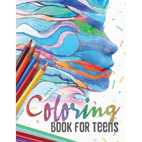 Teens Flower Colouring Book