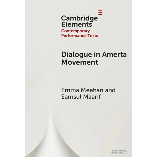 Dialogue in Amerta Movement - Hardcover