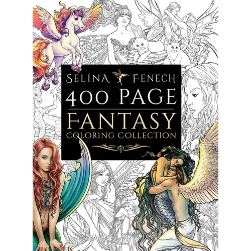 400 Page Fantasy Coloring Collection - Hardcover