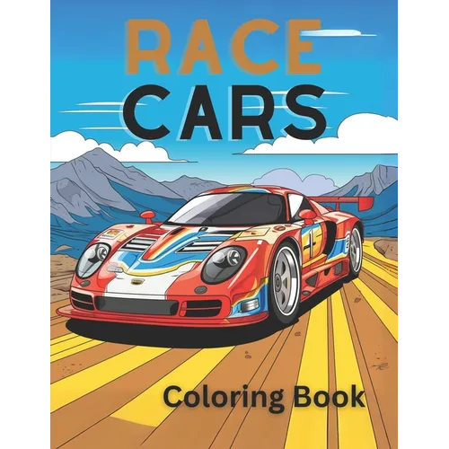 Race Car Coloring Book - Paperback