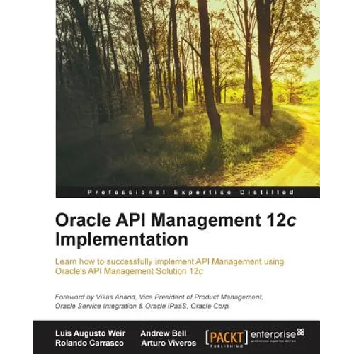 Oracle API Management 12c Implementation - Paperback