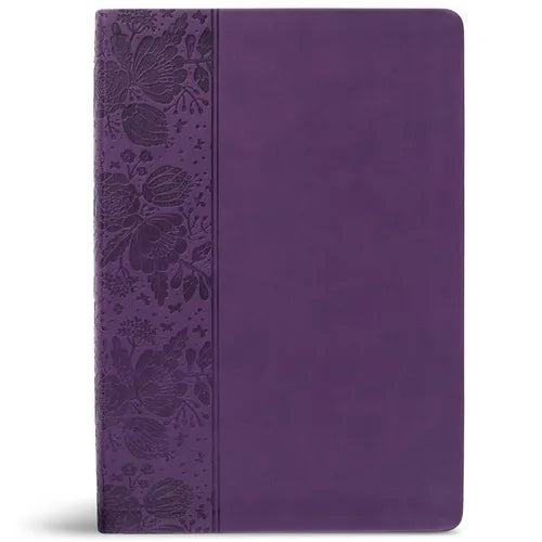 CSB Super Giant Print Reference Bible, Value Edition, Purple Leathertouch - Imitation Leather