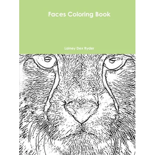 Faces Coloring Book - Paperback