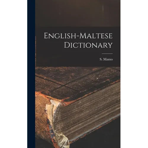 English-Maltese Dictionary - Hardcover