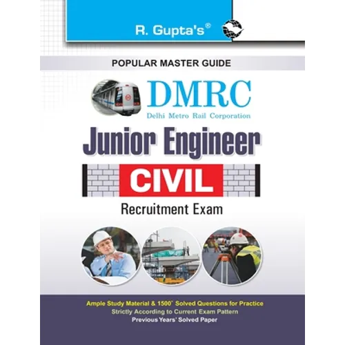 Dmrc: Junior Engineer Civil Exam Guide - Paperback