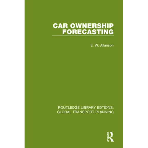 Car Ownership Forecasting - Paperback