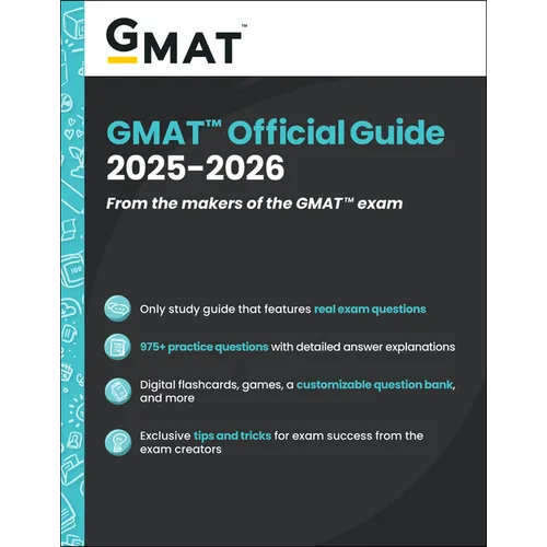 GMAT Official Guide 2025-2026: Book + Online Question Bank