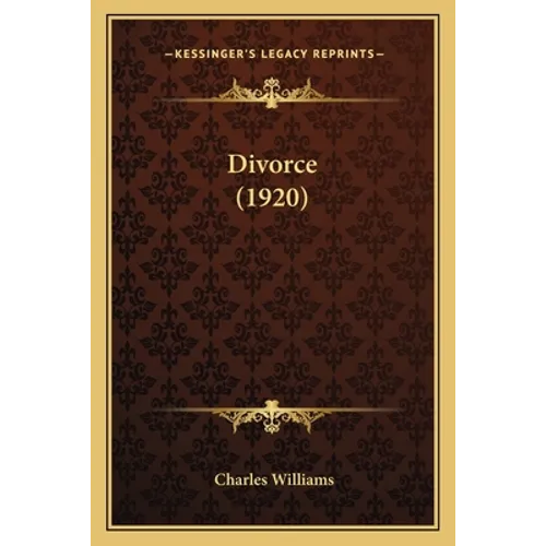 Divorce (1920) - Paperback