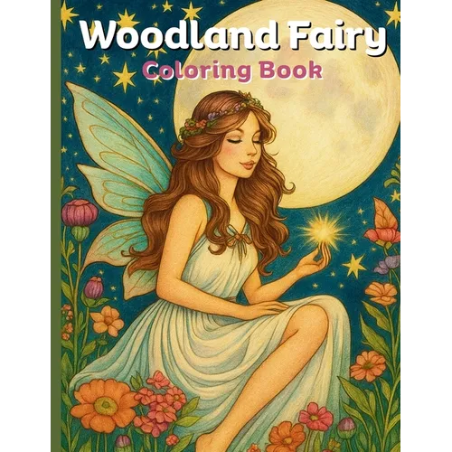 Woodland Fairy: Coloring Book for Adults and Teens - Paperback