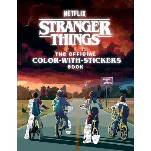 Stranger Things: The Official Color-With-Stickers Book - Paperback