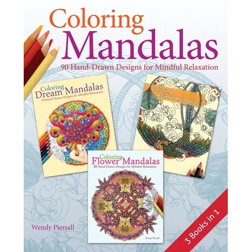 Coloring Mandalas 3-In-1 Pack - Paperback