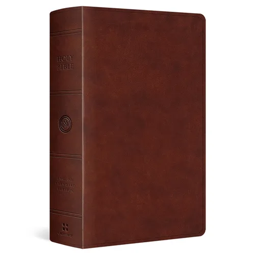 ESV Giant Print Personal Size Bible, Red Letter (Trutone, Chestnut) - Imitation Leather