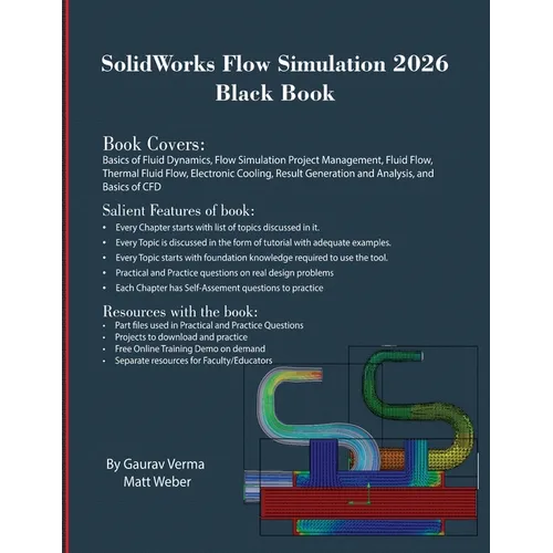 SolidWorks Flow Simulation 2026 Black Book - Paperback