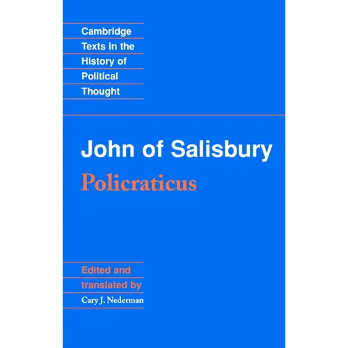 John of Salisbury: Policraticus - Paperback