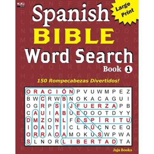 Spanish BIBLE Word Search Book 1 - Paperback