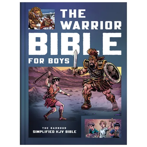 The Warrior Bible for Boys--The Barbour Simplified KJV Bible - Hardcover
